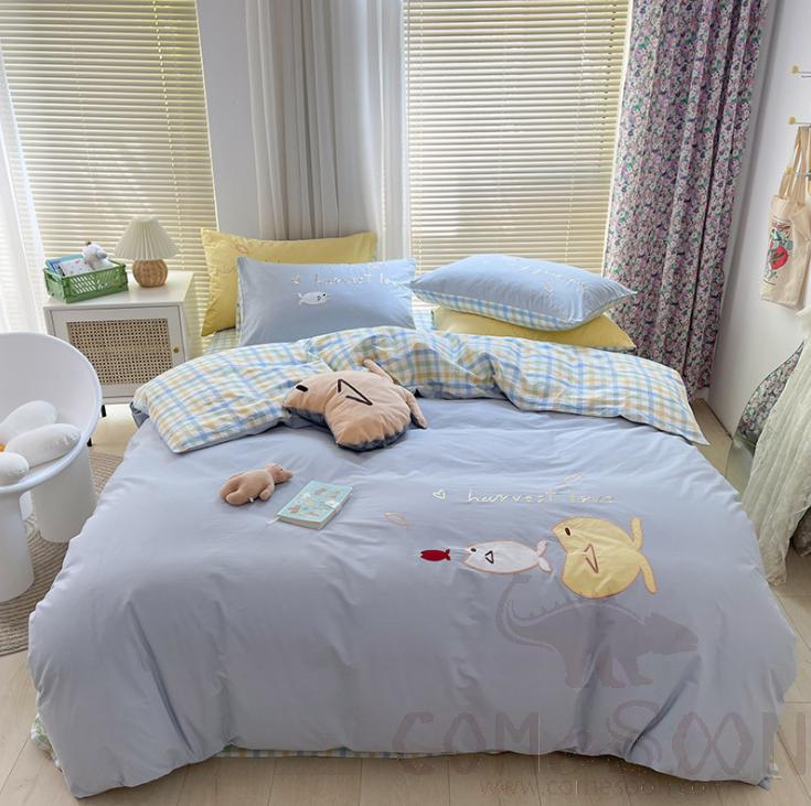 Bed Linens,Cotton,3 Piece Set(For W120 cm Bed)