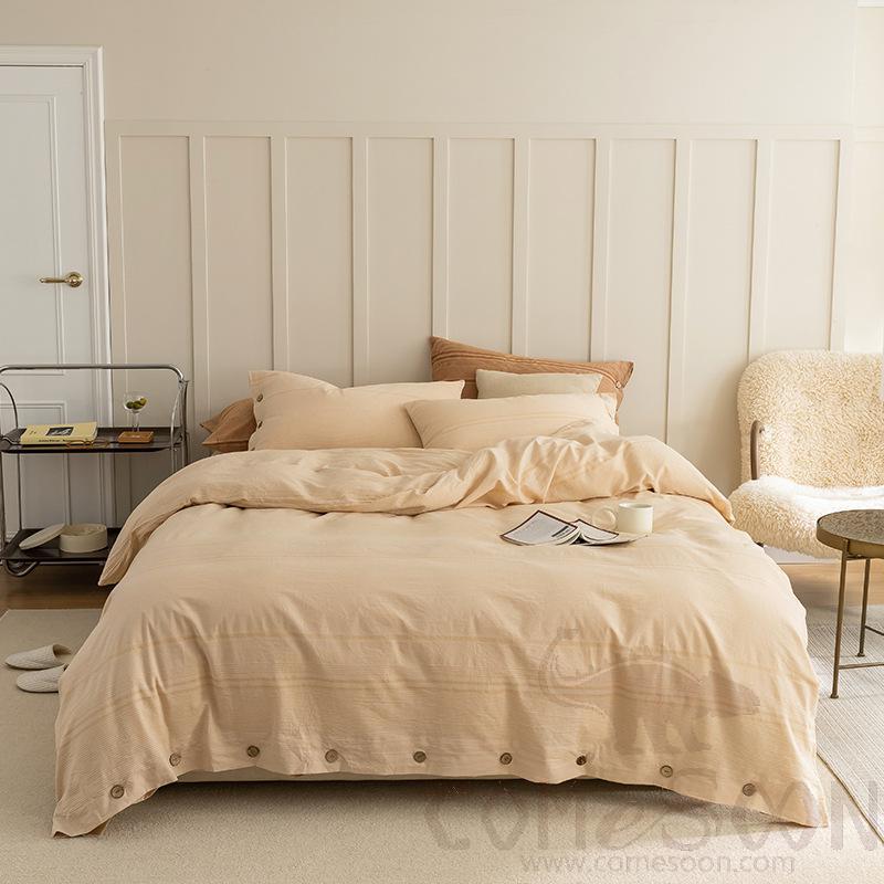 Bed Linens,Cotton,4 Piece Set(For W200 cm Bed)