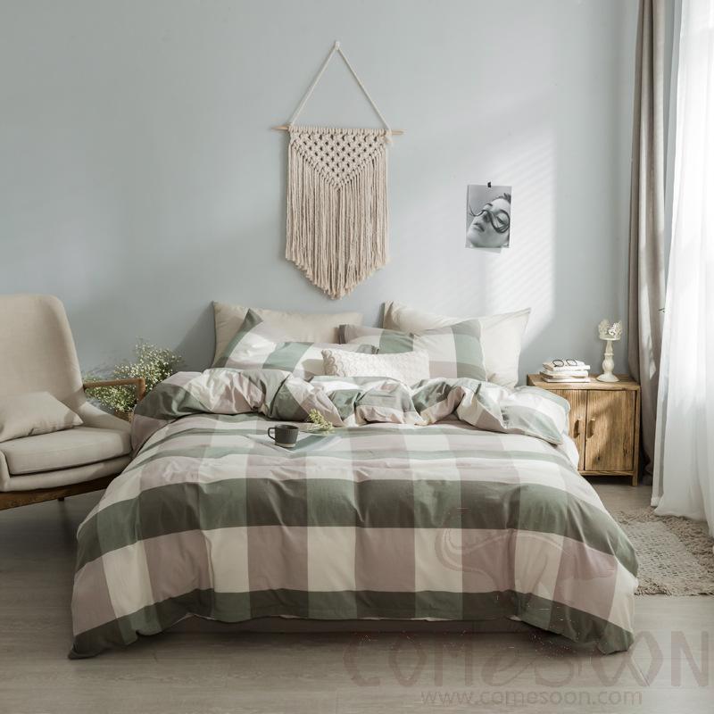 Bed Linens,Cotton,4 Piece Set(For W200 cm Bed)