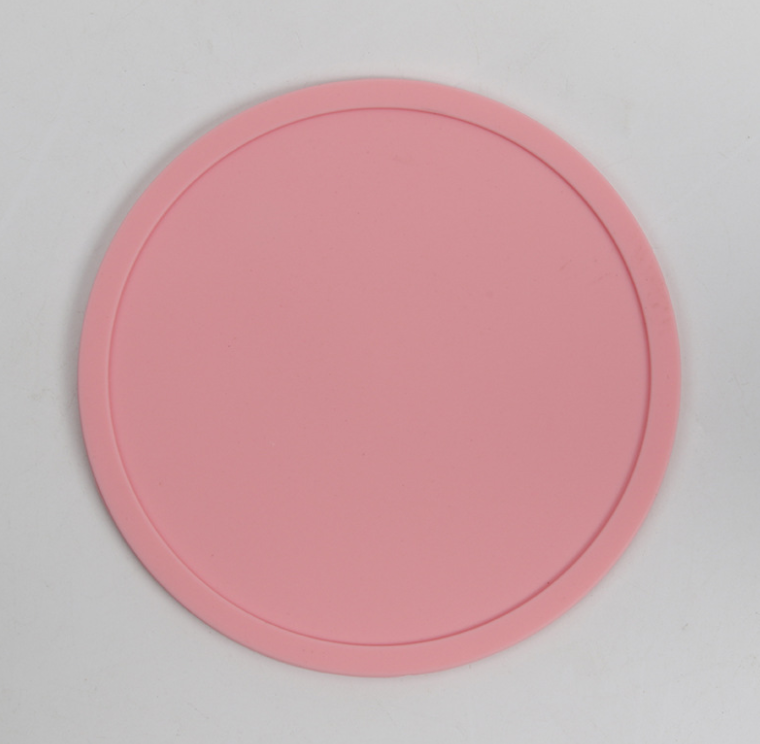 Silicon Coasters-Light Pink , Table Mat