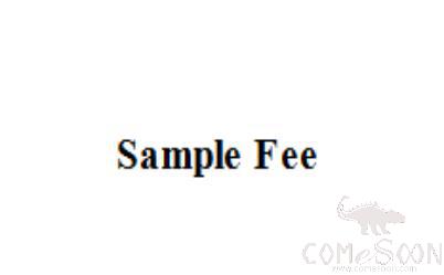 Sample Fee for Customized Disposable Cup Sleeve，