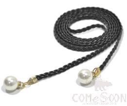 Belt-imitation leather + metal