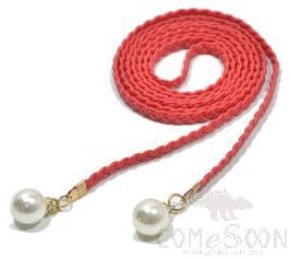 Belt-imitation leather + metal