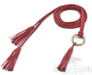 Belt-suede + metal