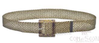 Belt-oil wax rope+transparent plastic buckle