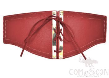 Belt-imitation leather+metal
