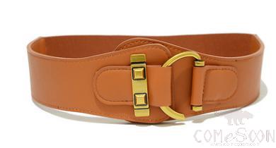 Belt-imitation leather, elastic band, metal