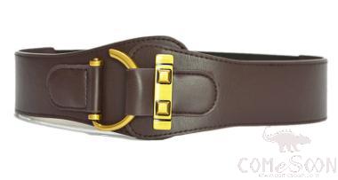 Belt-imitation leather, elastic band, metal