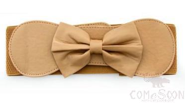 Belt-imitation leather, elastic band, metal