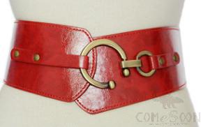 Belt-imitation leather, metal