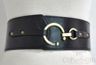 Belt-imitation leather, metal