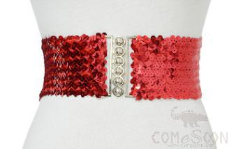 Belt-elastic cloth, Sequin, metal