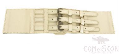 Belt-imitation leather, metal, elastic band