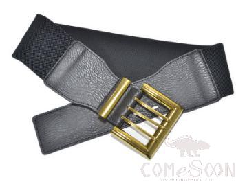 Belt-imitation leather, elastic belt, alloy buckle