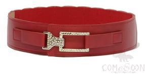Belt-imitation leather, metal