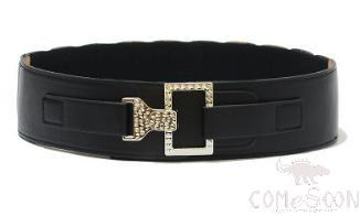 Belt-imitation leather, metal