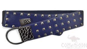 Belt-imitation leather, metal