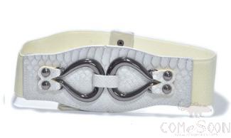 Belt-imitation leather, elastic belt, alloy buckle