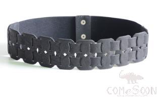 Belt-imitation leather elastic band