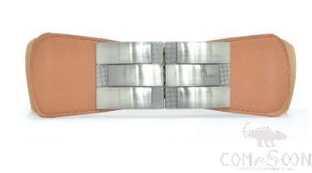 Belt-imitation leather, metal