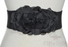 Belt-elastic band, woven fabric