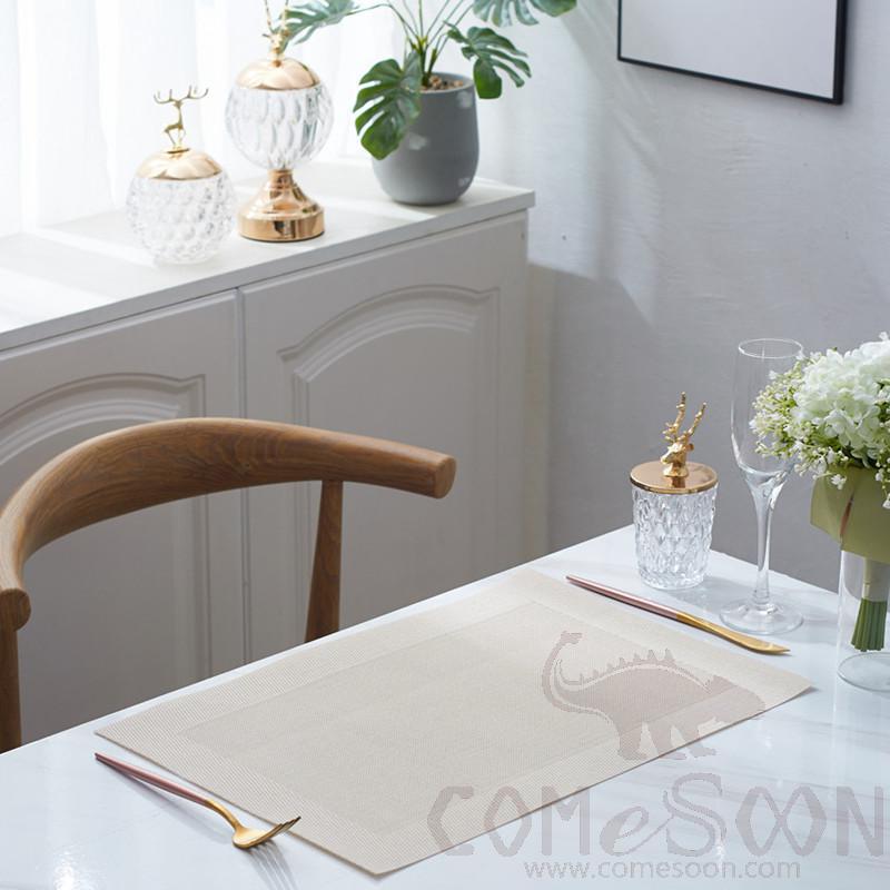 PVC placemats，30*45cm , Table Mat