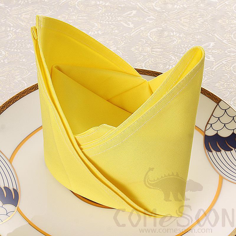 100% Cotton Napkin-Yellow 30*30cm