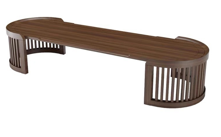 Solid wood tea table-180*70*70cm