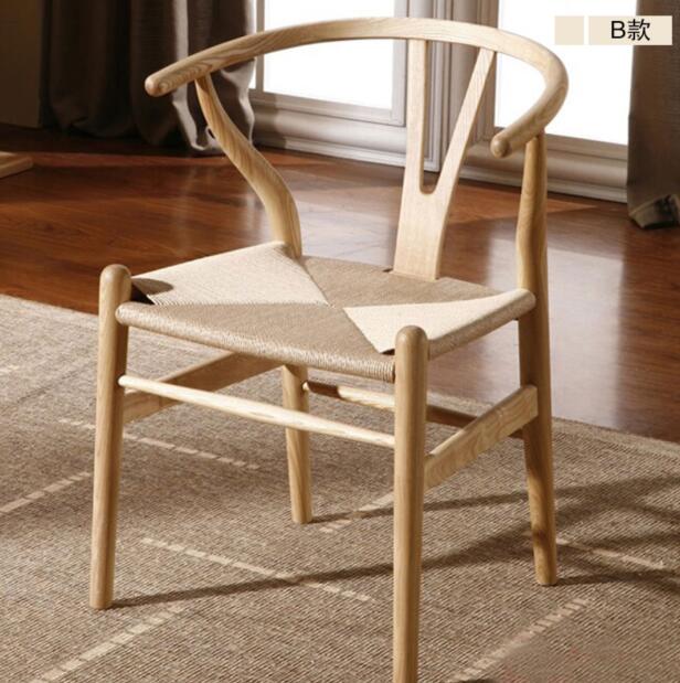 Solid wood chair-53*53*78cm