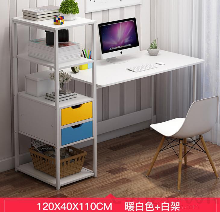 Computer desk with bookshelf-120*40*110cm
