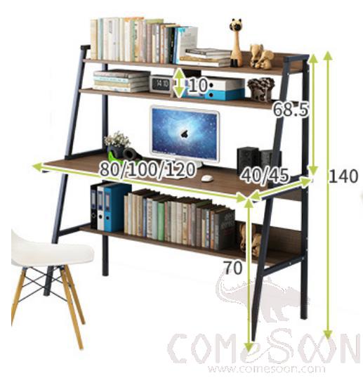 Simple computer desk-120*45*140cm