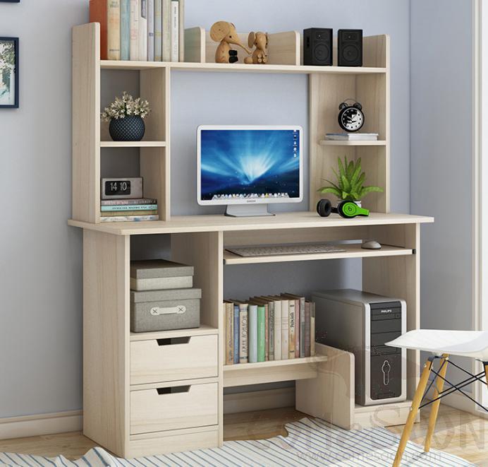 Computer desk with bookshelf-100*40*132cm