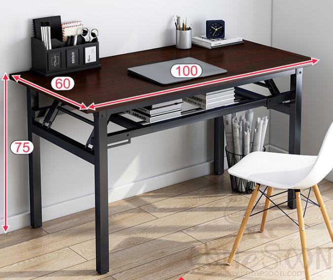 Folding desk-100*60*74cm