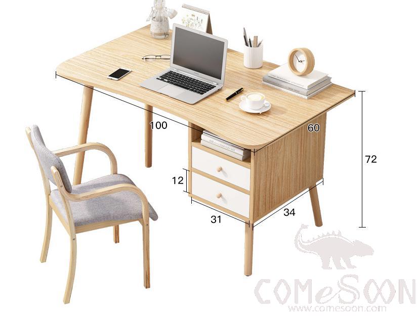 Simple computer desk-100*60*72cm