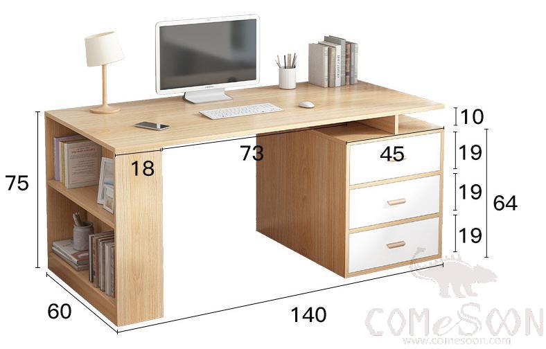 Simple computer desk-140*60*75cm