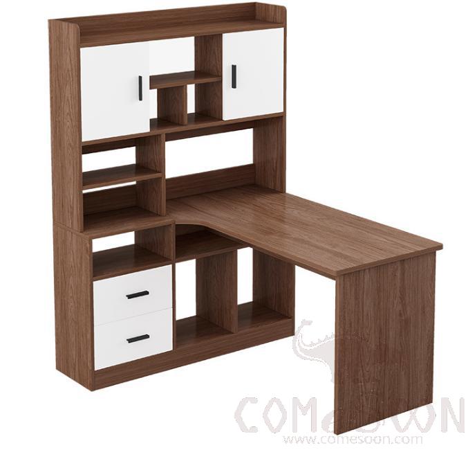 Computer desk with bookcase-120*50*175cm