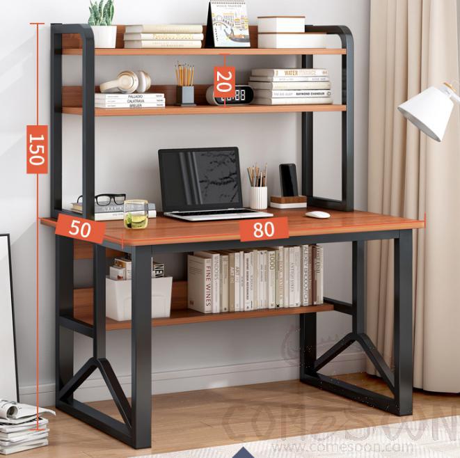 Desk with bookshelf-80*50*150cm