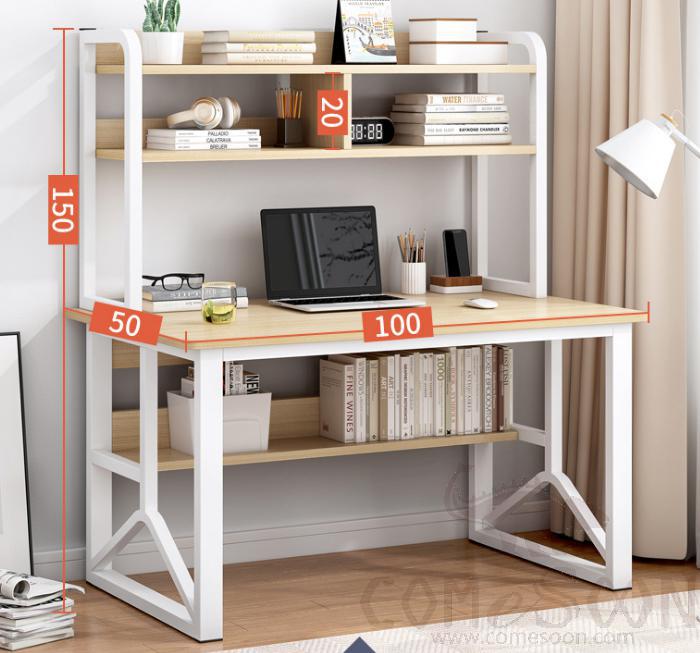 Desk with bookshelf-100*50*150cm