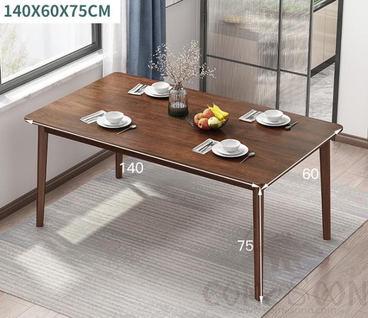 Simple dining table-140*60*75cm
