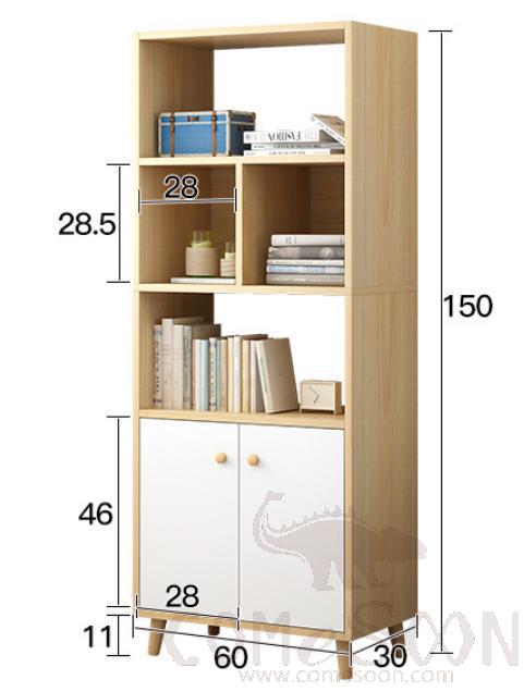 Simple bookshelf-60*30*150cm