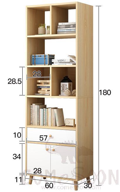 Simple bookshelf-60*30*180cm