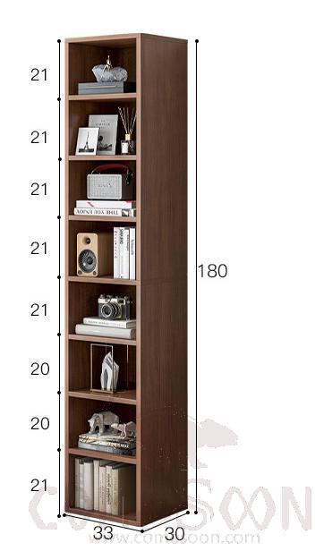 Floor bookshelf-33*24*180cm