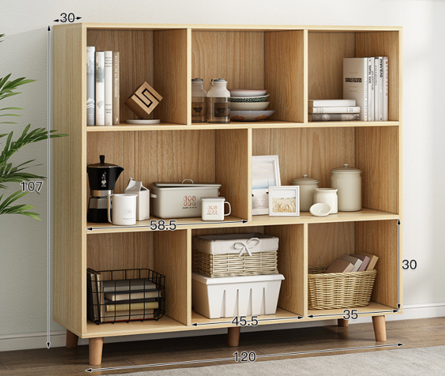 Simple storage shelf -120*30*107cm