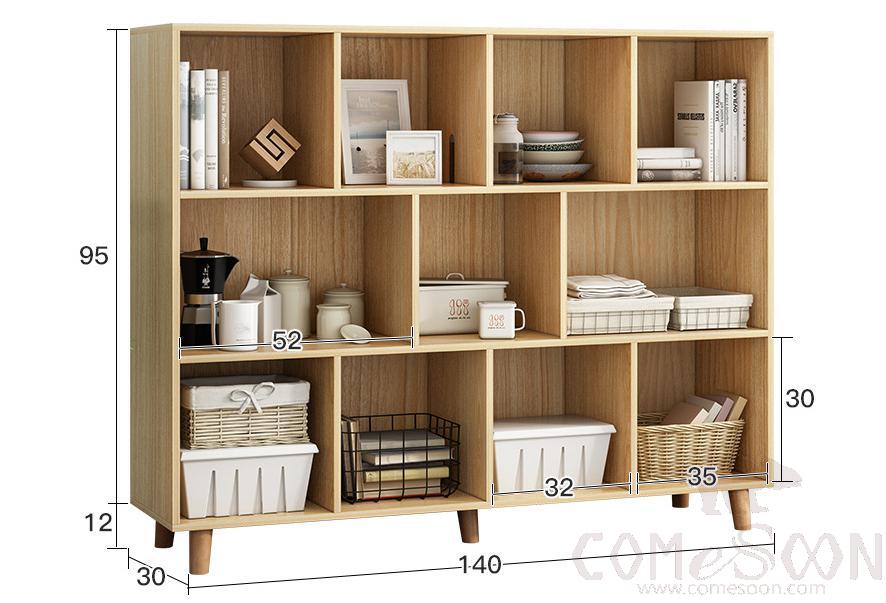 Simple storage shelf -140*30*95cm