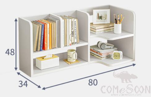 Desk bookshelf-80*34*48cm