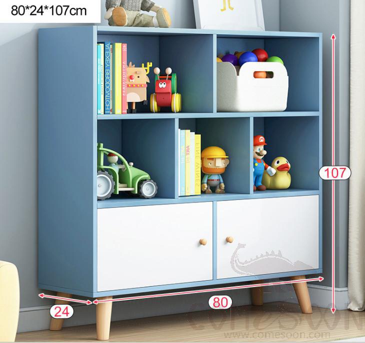 Multifunctional bookshelf-80*24*107cm