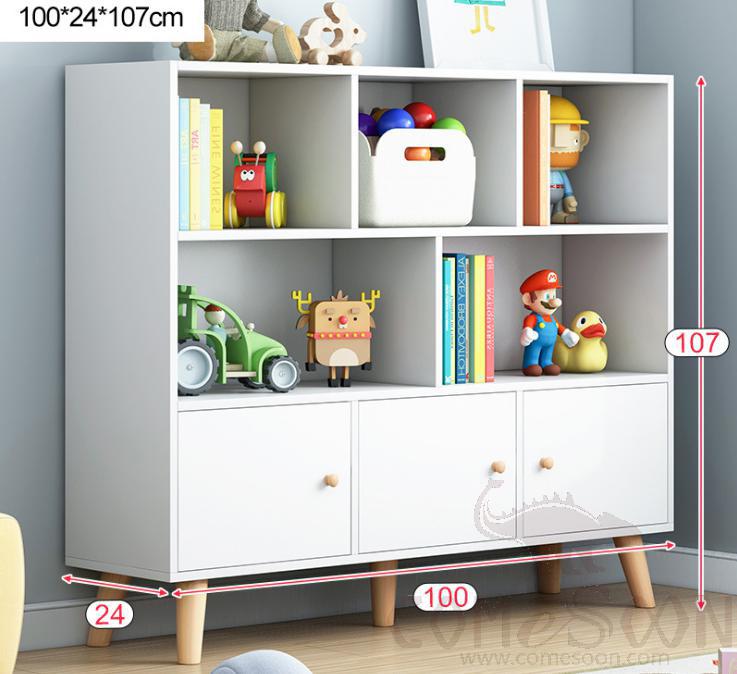 Multifunctional bookshelf-100*24*107cm