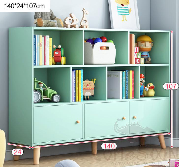 Multifunctional bookshelf-140*24*107cm