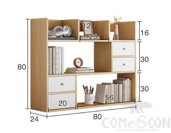 Desk bookshelf-80*24*80cm