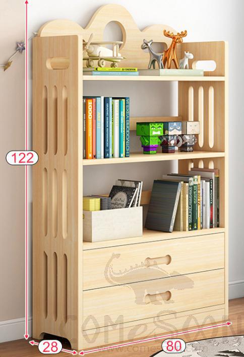 Simple bookshelf-80*28*122cm